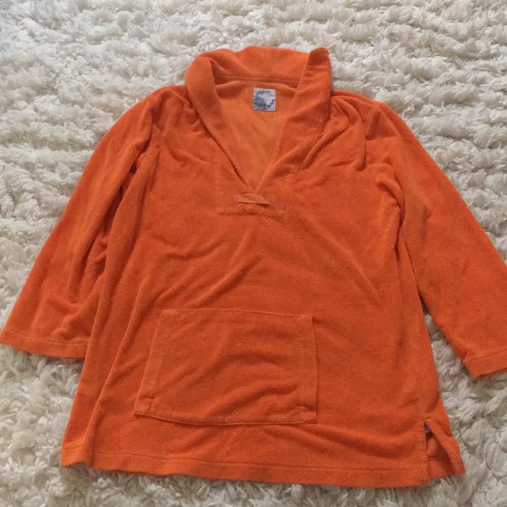 Terry cloth sweatshirt